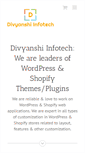 Mobile Screenshot of divyanshiinfotech.com